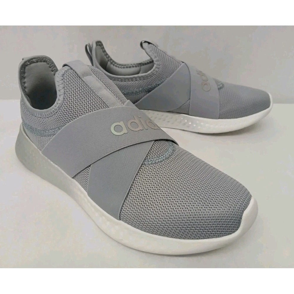 Adidas Womens 8 Puremotion Adapt Running Shoes GZ1050 Halo Silver Metallic